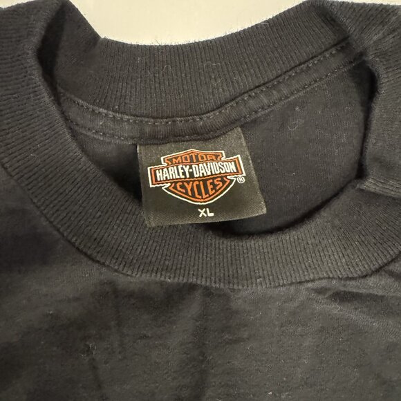Vintage Y2K Harley Davidson 2005 Battlefield Gettysburg PA Size XL Black Tee - Picture 4 of 7